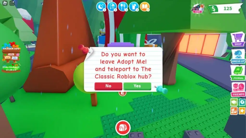 Roblox The Hub - adopt me tix location