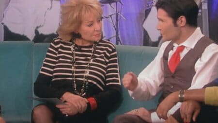 Barbara Walters and Corey Feldman