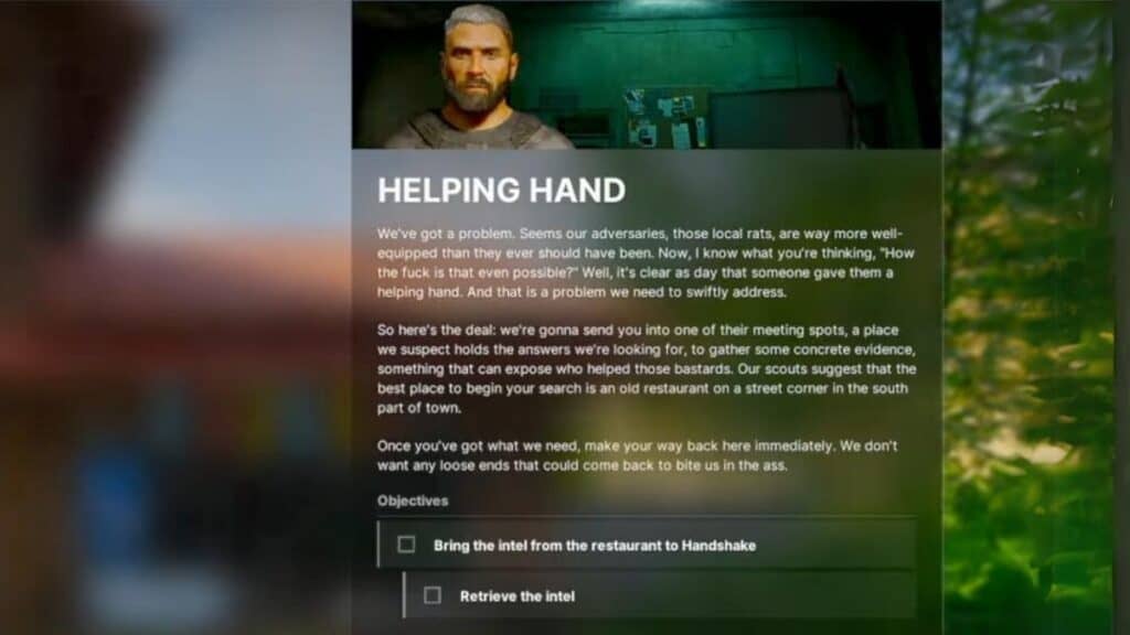 Helping Hand Mission Gray Zone Warfare