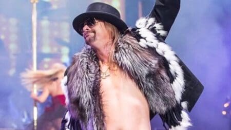 Kid Rock performing on stage