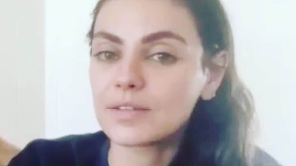 Mila Kunis close up