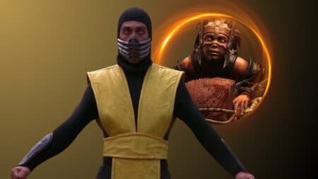 Mortal Kombat 1 Scorpion 1995 movie skin