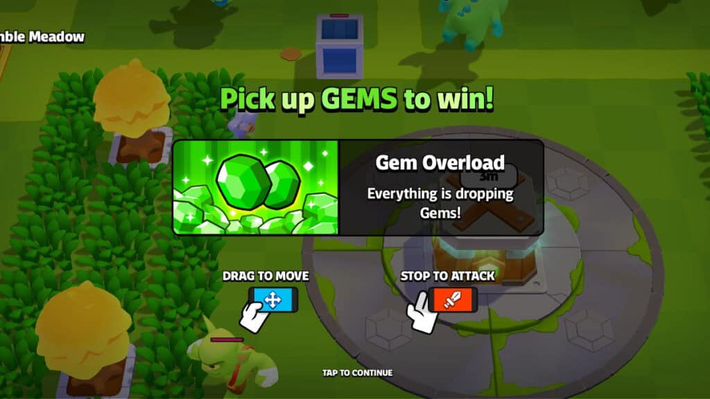 The Gem Overload match modifier in Squad Busters