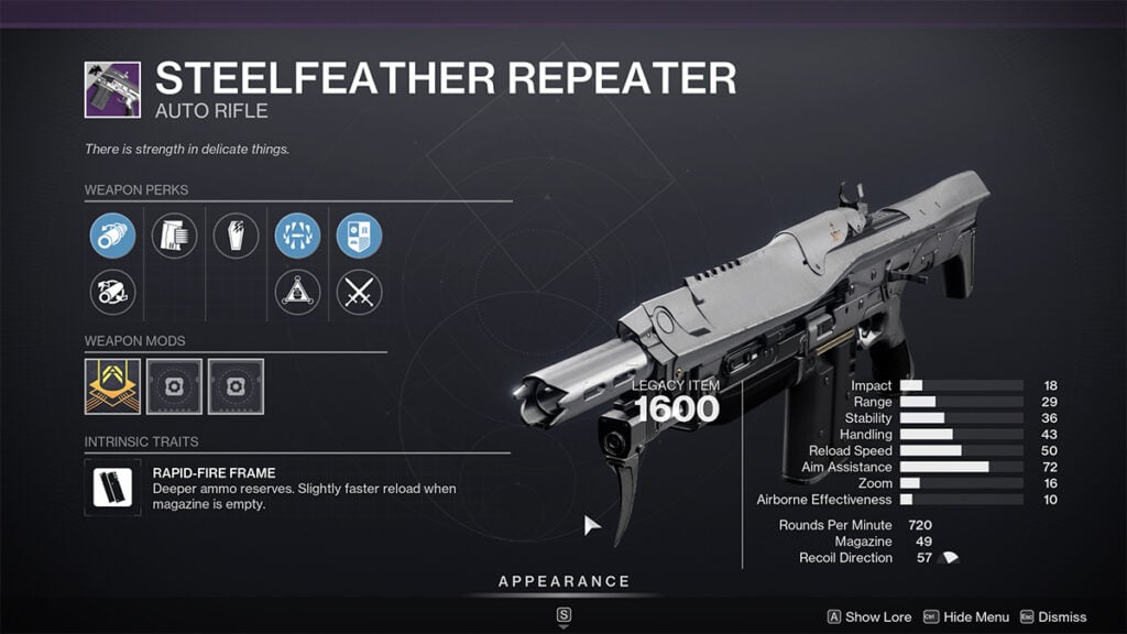 Steelfeather Repeater