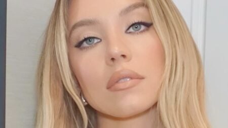 Sydney Sweeney close up