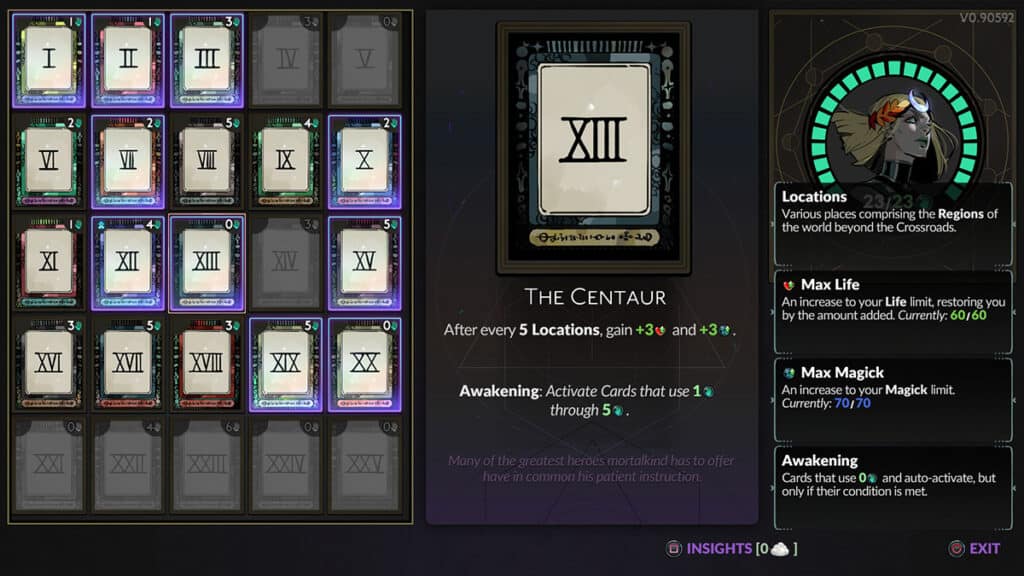 The Centaur card in Hades 2.