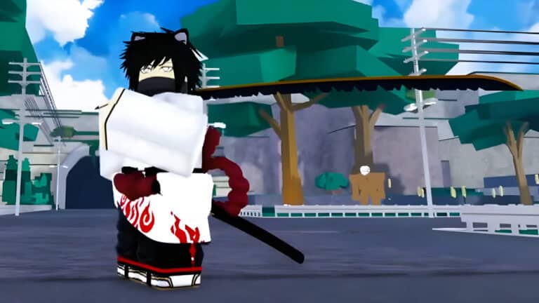 Best Odachi Build in Roblox Type Soul A Soul Reaper poses with their Odachi in Type Soul