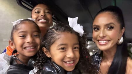 Kobe Bryant's wife Vanessa, Vanessa Bryant and her daughters