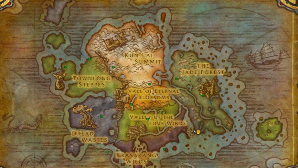 WoW Remix Pandaria Map