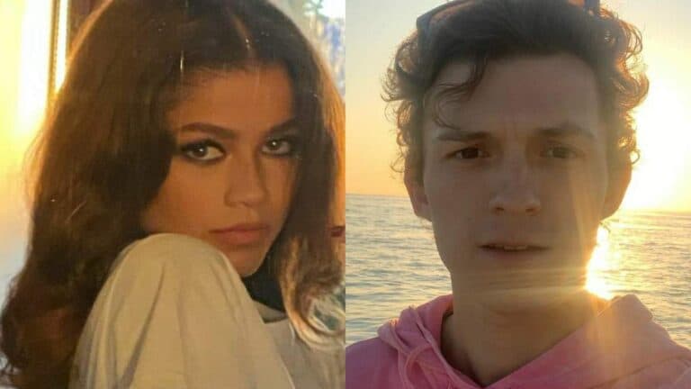 Zendaya and Tom Holland