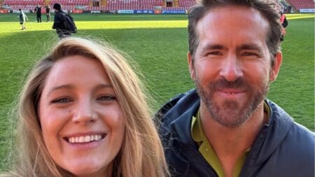 Blake Lively and Ryan Reynolds.