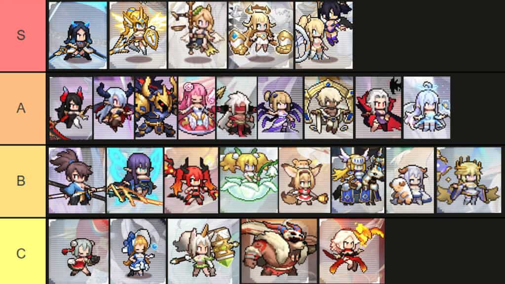 General Pixel Heroes Units Tier List