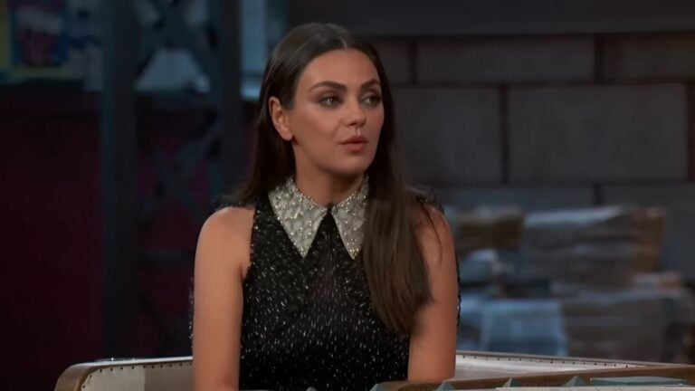 Mila Kunis on Jimmy Kimmel Live