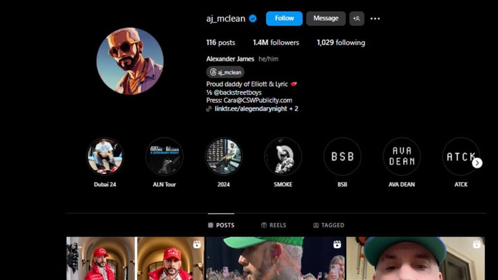 AJ McLean's name change, Backstreet Boys' AJ McLean