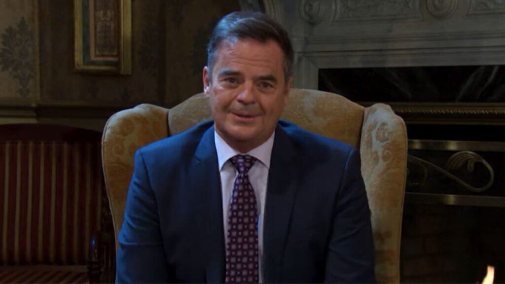 2024 Daytime Emmy nominee Wally Kurth as Justin Kiriakis in a scene from Days of Our Lives.