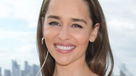 Emilia Clarke smiling