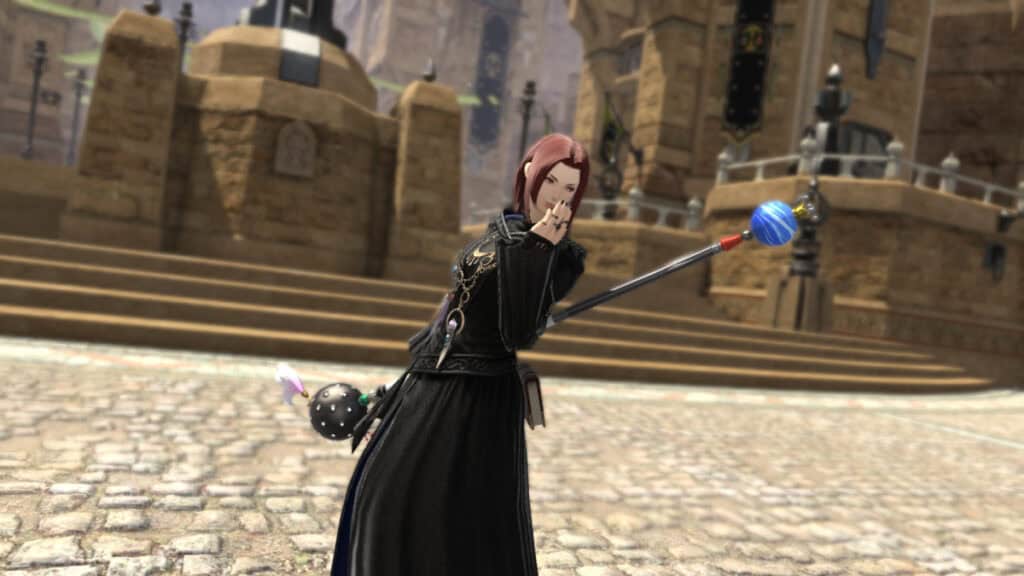 Black Mage Pose