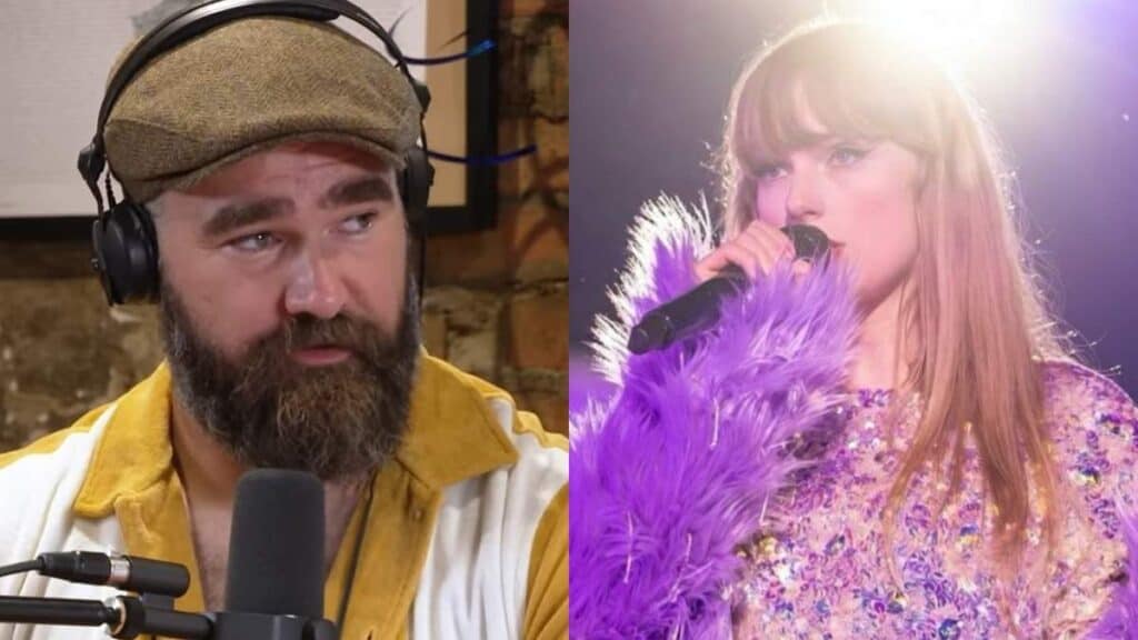 Jason Kelce and Taylor Swift