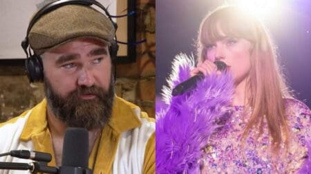 Jason Kelce and Taylor Swift