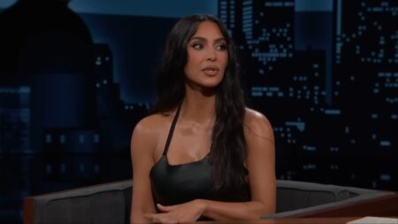 Kim Kardashian on Jimmy Kimmel Live