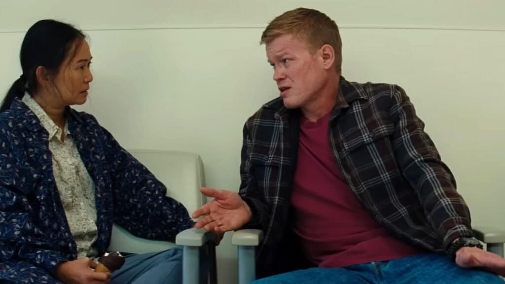 Hong Chau and Jesse Plemons in Kinds of Kindness