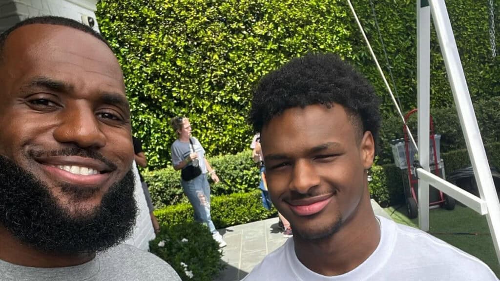 LeBron James sons, Bronny James NBA draft