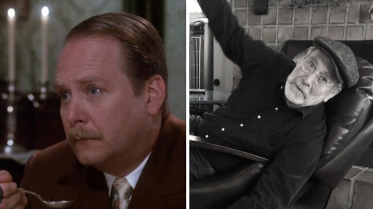 Martin Mull in Clue (L), Martin Mull recently (R)