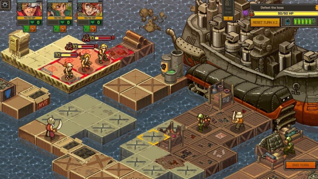 Metal Slug Tactics Demo Boss