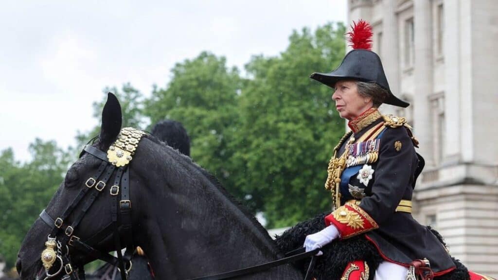 Princess Anne on a horse