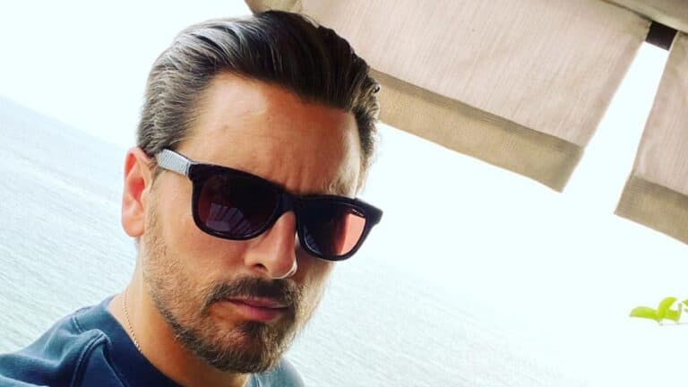 Scott Disick wearing sunglasses outdoors