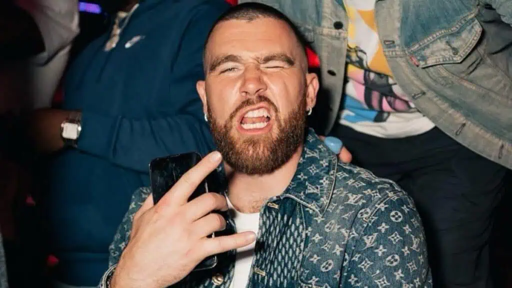 Photo of Taylor Swift's boyfriend and Kansas City Chief's player Travis Kelce