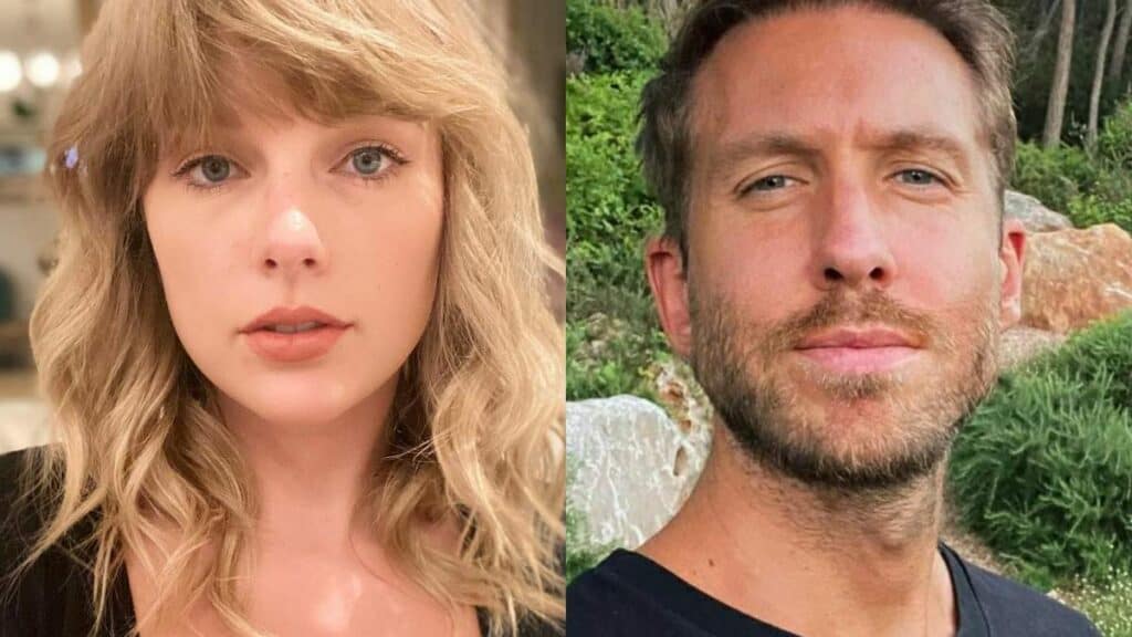 Taylor Swift and Calvin Harris