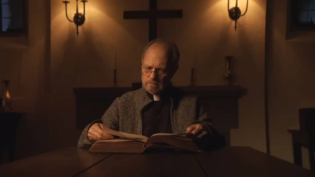 David Hyde Pierce in The Exorcism which might have a post-credits scene.