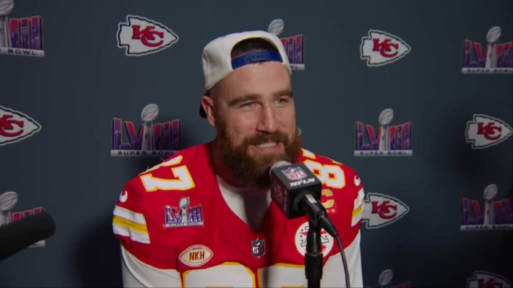 Travis Kelce's Super Bowl LVIII Press Conference