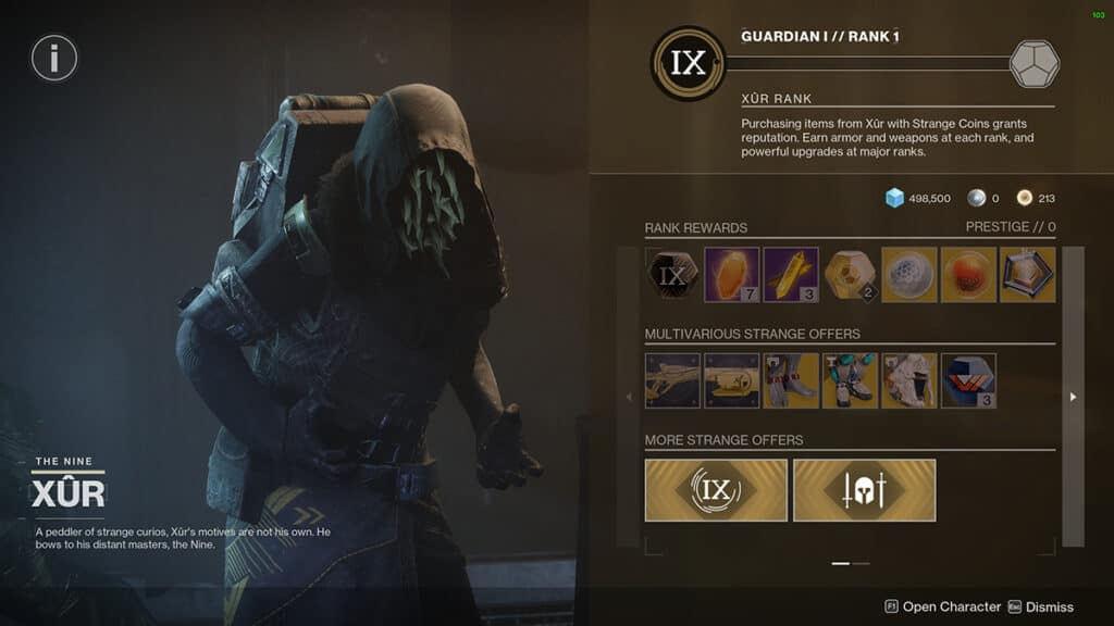 Xur Stock