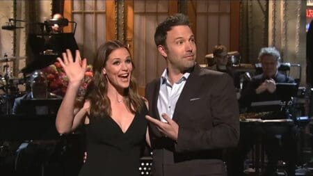 Jennifer Garner and Ben Affleck on SNL.