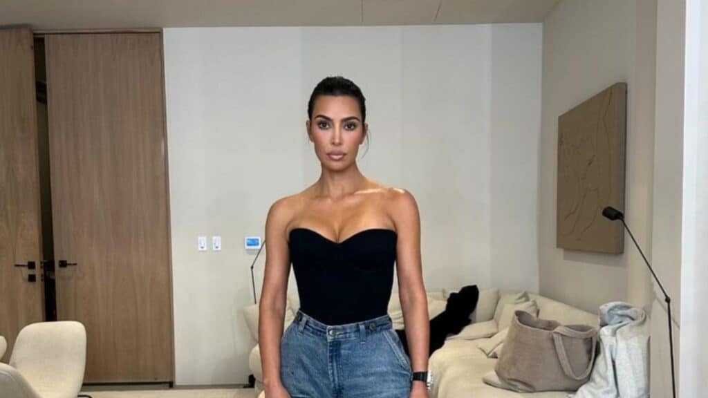 Kim Kardashian sans kids