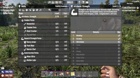 7 Days To Die 1 0 Beginner Skill Guide Best Starter Attributes Perks Xp Farming 7 Days To Die 1 0 Beginner Skill Guide Best Starter Attributes Perks Xp Farming
