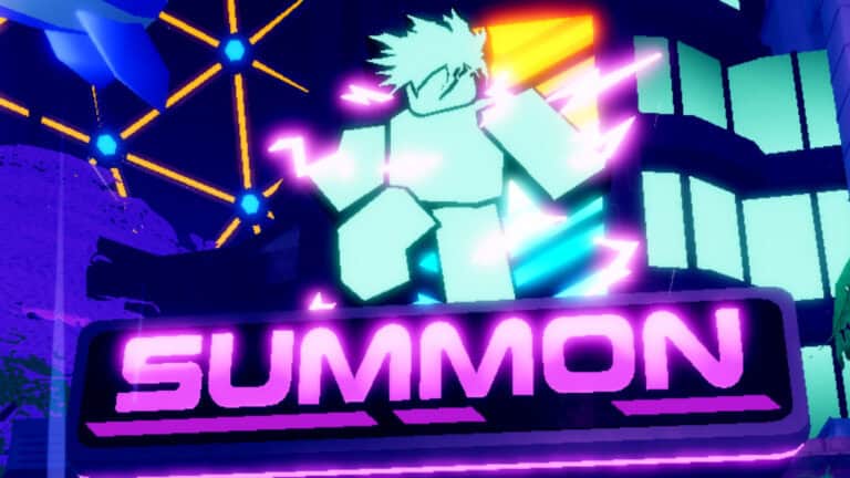 The Summon sign in Anime Defenders Roblox