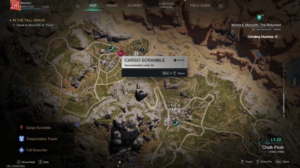 Cargo Scramble Event Guide