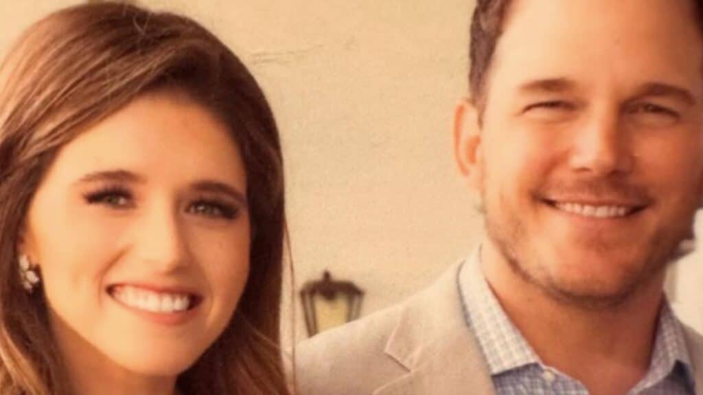 Chris Pratt and Katherine Schwarzenegger on their wedding