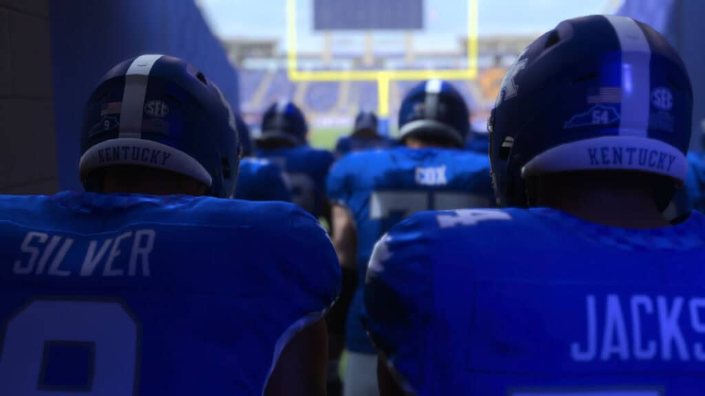 Wildcats entering the field