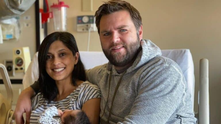 JD Vance and his wife Usha Chilukuri