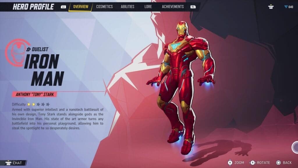 Tony Stark in Marvel Rivals