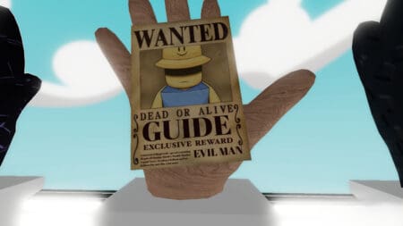 The wanted poster on the Hitman Glove in Roblox Slap Battles