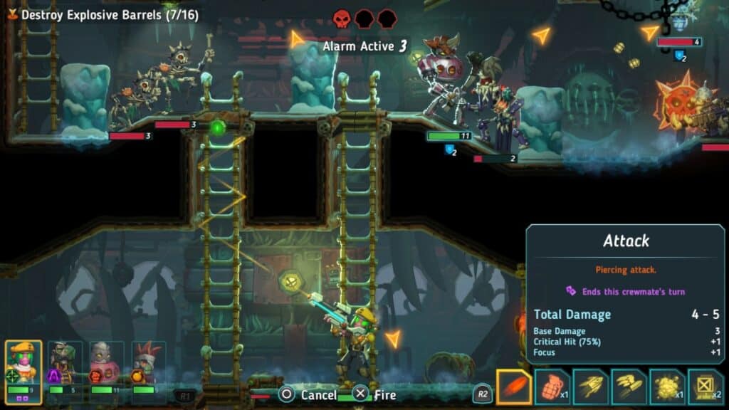 SteamWorld Heist Combat