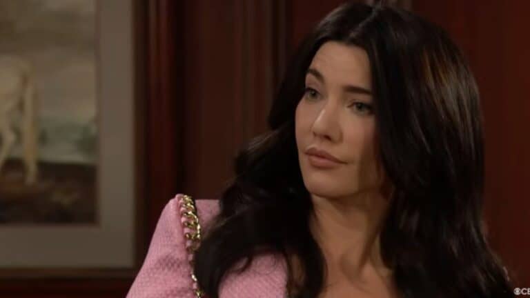 The Bold and the Beautiful actress Jacqueline MacInnes Wood as Steffy Forrester.