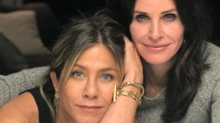 Jennifer Aniston and Courteney Cox