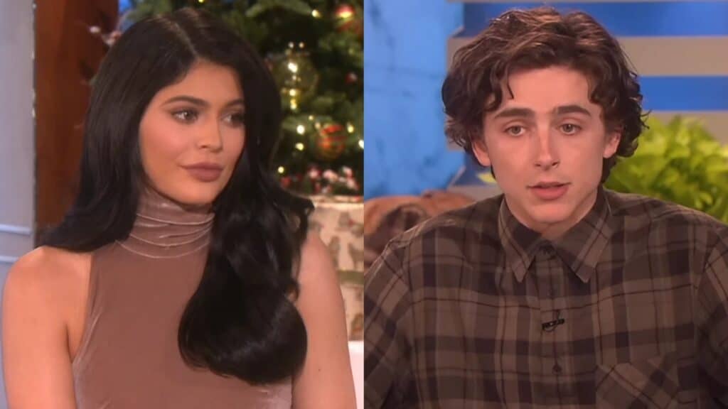 Kylie Jenner and boyfriend Timothee Chalamet