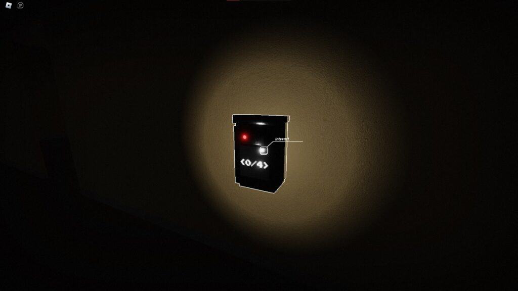 the button puzzle in level 2 light and dark